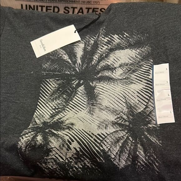 Goodfellow & Co. Gray Palm Tree Tee - Picture 1 of 1